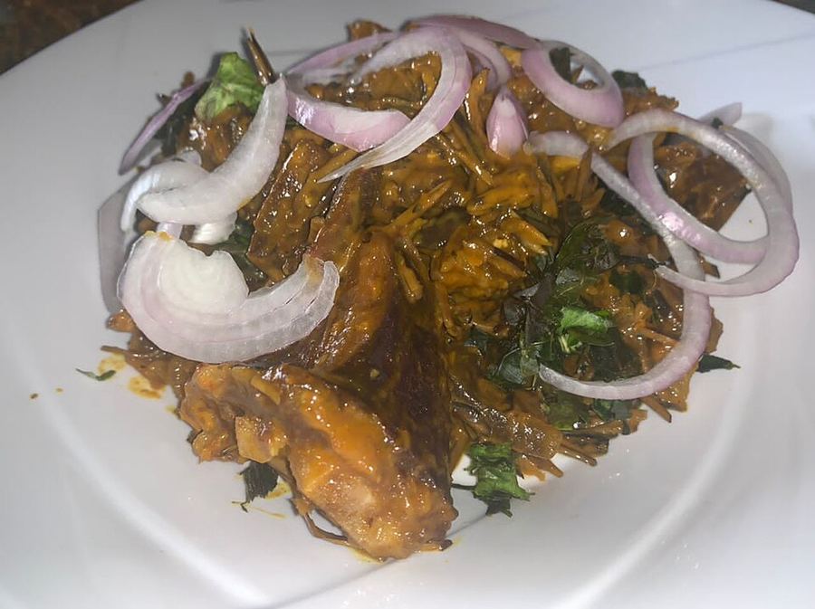 Nkwobi (Cow Foot)