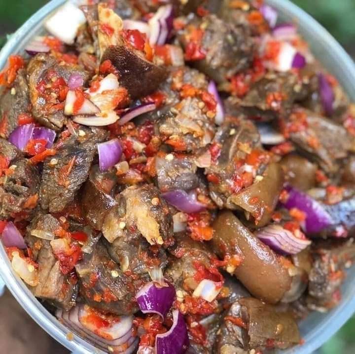 Peppered Goat Meat